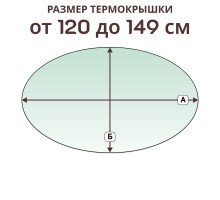 Крышка овальная » 120-149 см