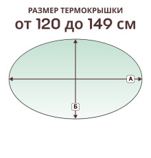 Крышка овальная » 120-149 см