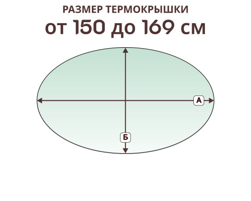 Термокрышка овальная » 150-169 см