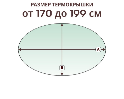 Термокрышка овальная » 170-199 см