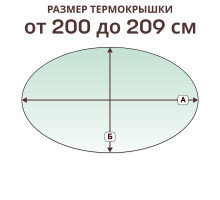 Крышка овальная » 200-209 см