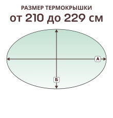 Крышка овальная » 210-229 см