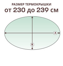 Крышка овальная » 230-239 см