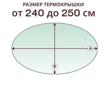 Крышка овальная » 240-250 см