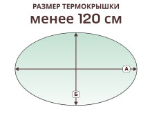 Крышка овальная » менее 120 см