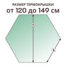 Крышка 6 граней » 120-149 см