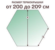 Крышка 6 граней » 200-209 см