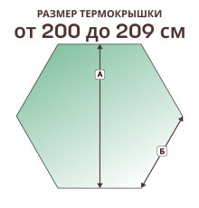 Крышка 6 граней » 200-209 см