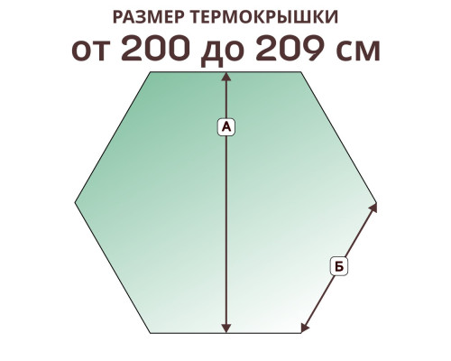 Термокрышка шестигранная » 200-209 см