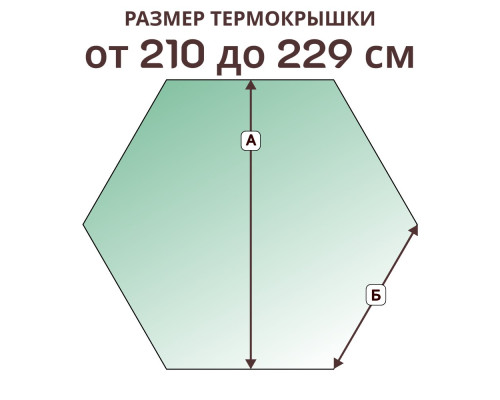 Термокрышка шестигранная » 210-229 см