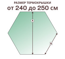 Крышка 6 граней » 240-250 см