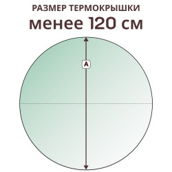 Крышка круглая » менее 120 см