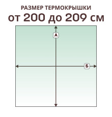 Крышка прямая » 200-209 см