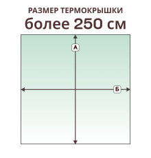 Крышка прямая » более 250 см